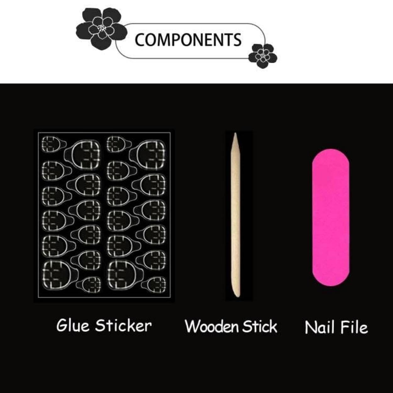 Leopard Press on Nails Long Square Fake Nails with White Bow Charms Design Cheetah Glue on Nails French Tips Stick on Nails Glossy Reusable Brown False Nails for Women Girls Manicure 24pcs #B005