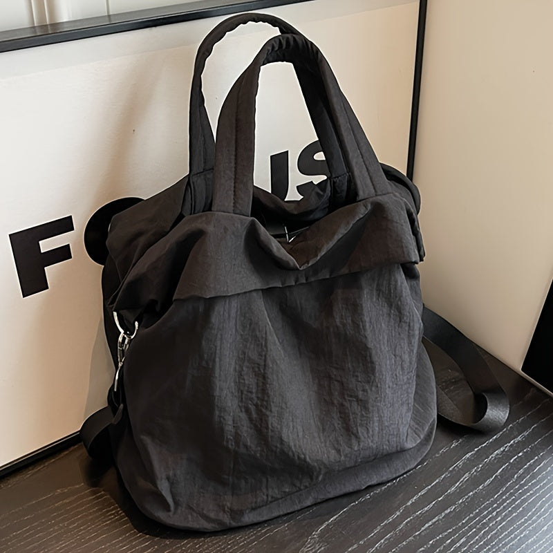 Women Crossbody Bag, Weekender Tote Bag for Girls, Large Hangbag with Shoulder and Carrying Strap Hobo Gym Bag for Sport/Yoga