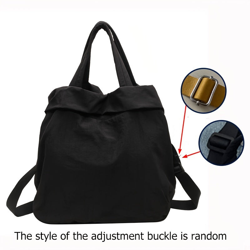 Women Crossbody Bag, Weekender Tote Bag for Girls, Large Hangbag with Shoulder and Carrying Strap Hobo Gym Bag for Sport/Yoga