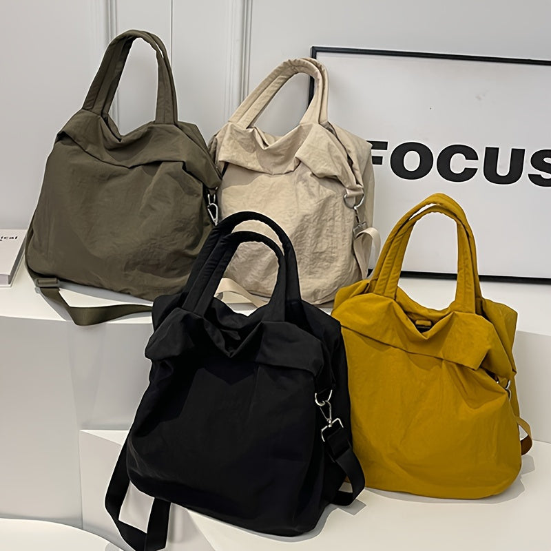 Women Crossbody Bag, Weekender Tote Bag for Girls, Large Hangbag with Shoulder and Carrying Strap Hobo Gym Bag for Sport/Yoga