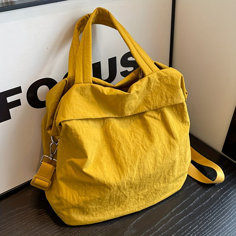 Women Crossbody Bag, Weekender Tote Bag for Girls, Large Hangbag with Shoulder and Carrying Strap Hobo Gym Bag for Sport/Yoga