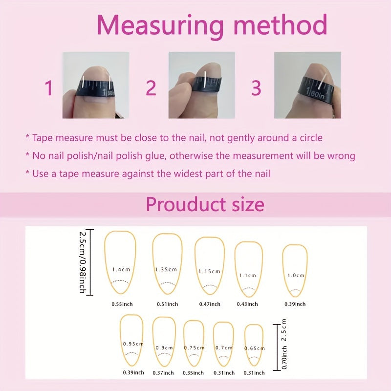 Stiletto Long Press-On Fake Nails Halloween Skull Nail Art Decoration Classic Black Glossy Manciure for Women and Girls 24pcs #B021