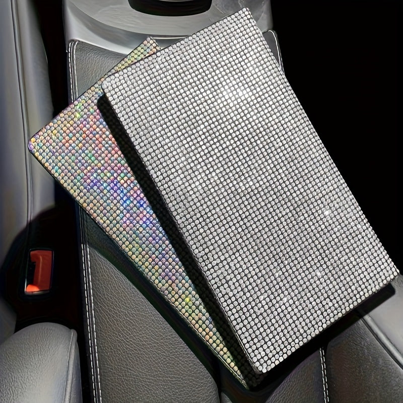 Bling Diamond Car Registration and Insurance Holder, Premium Leather Insurance Registration Holder,Wallet Accessories Case, Driver License for Women Girl