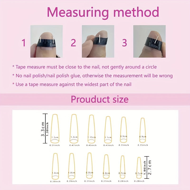 Handmade white French edge nail with cherry jewelry, super rectangular nail combination, handmade DIY nail art, detachable and reusable fake nails.#A056-S；A056-M；B030